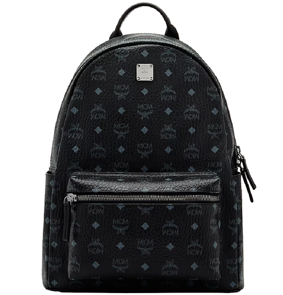  Balo Nam MCM Stark Classic Backpack Visetos 'Black' 