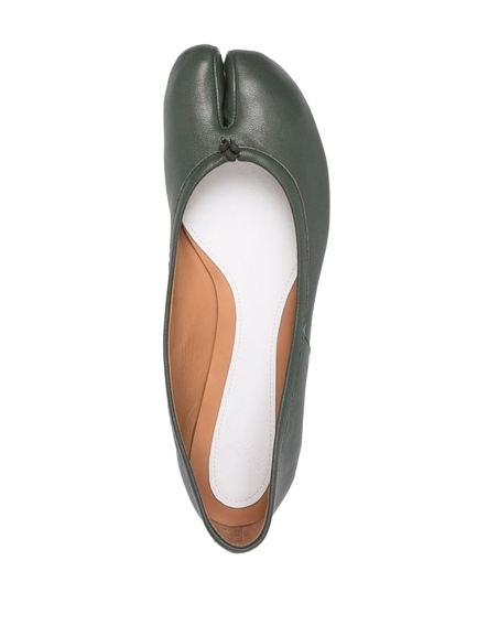  Giày Nữ Maison Margiela Tabi Ballerina Shoes 'Miltary Green' 