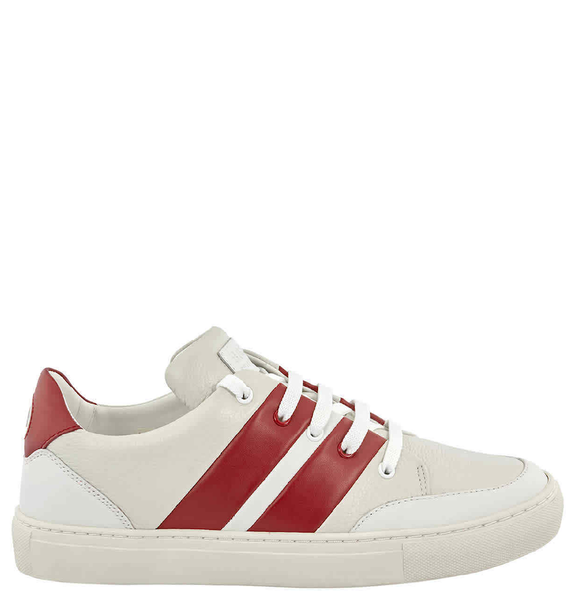  Giày Nam Bally Henson Leather Low-top 'White' 