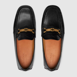  Giày Nam Gucci Loafer With Interlocking G Horsebit 'Black' 