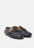 Giày Nam Versace La Greca Loafers 'Black Gray' 