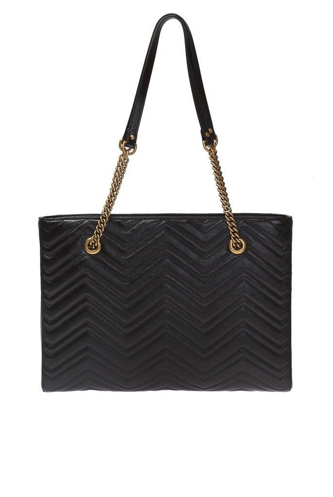  Túi Gucci GG Marmont Quilted Shoulder Bag 'Black' 