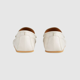  Giày Nam Gucci Loafer With Interlocking G Horsebit 'White' ‎ 