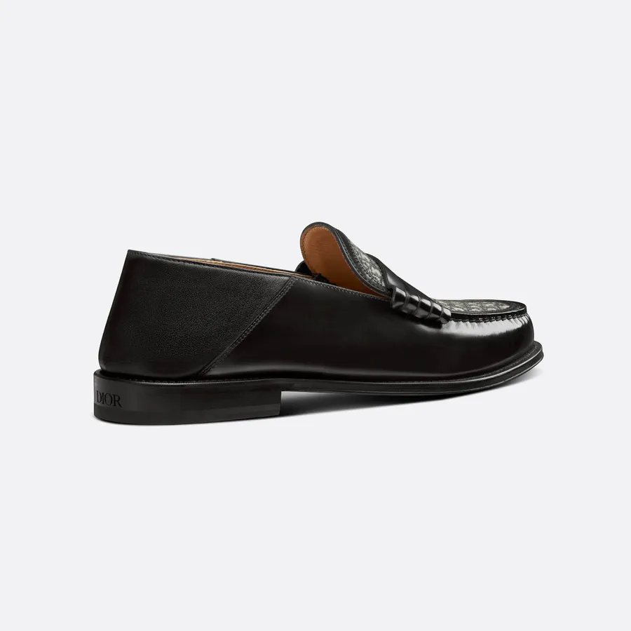  Giày Nam Dior Loafer Smooth Calfskin 'Black' 