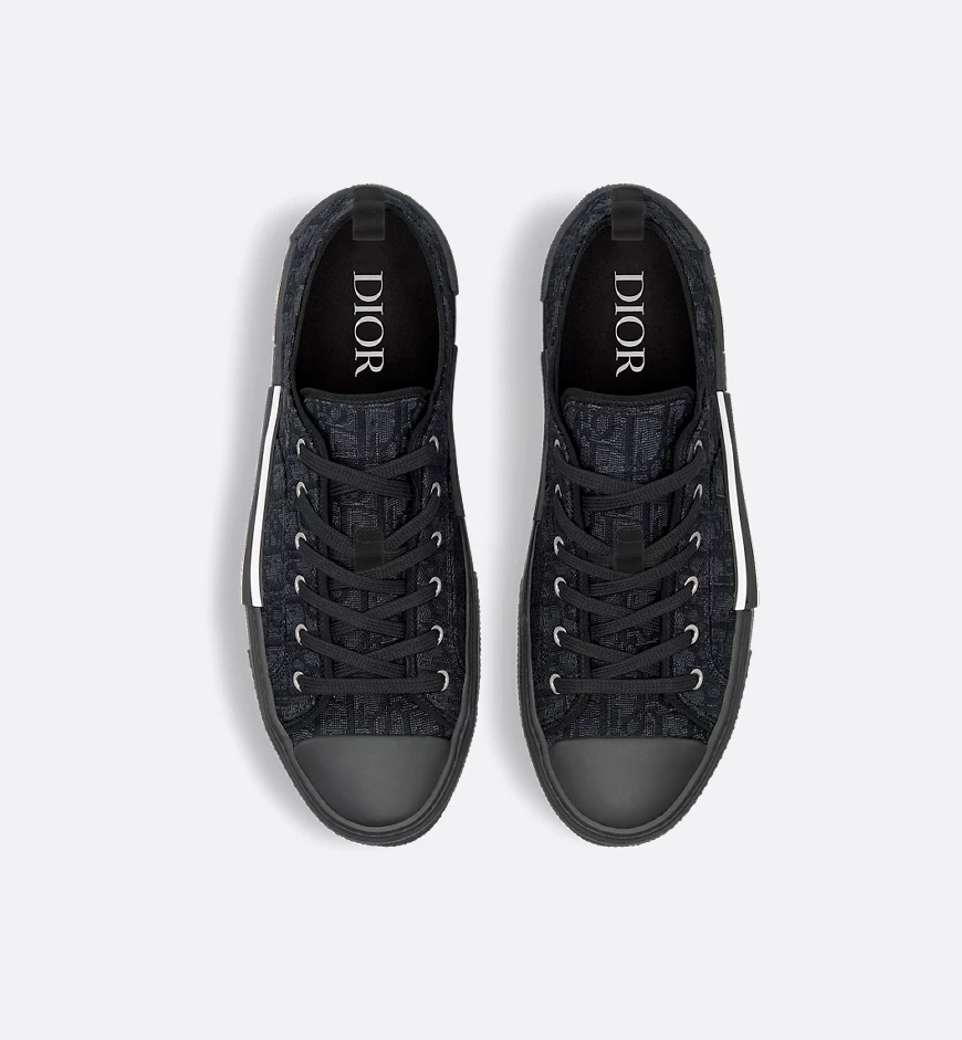 dior black low top