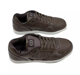  Giày Nam Dior Lack Oblique Gravity Embossed 'Brown' 