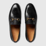  Giày Nam Gucci Jordaan Loafer 'Black Leather' 