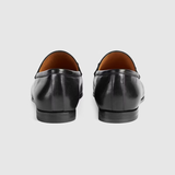 Giày Nam Gucci Jordaan Loafer 'Black Leather' 