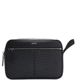  Túi Hugo Boss Beauty Case Faux Monograms Model 'Black' 