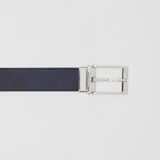  Thắt Lưng Nam Burberry Reversible London Check and Leather Belt 'Navy Blue' 