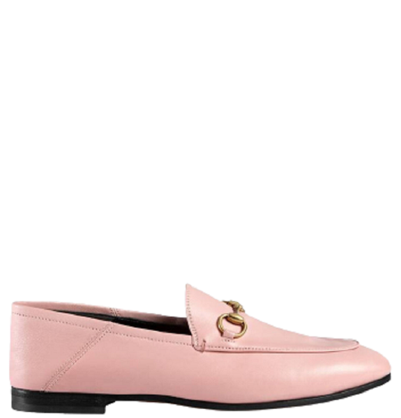  Giày Nữ Gucci Horsebit Loafers Leather 'Pink' 