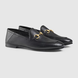  Giày Nữ Gucci Horsebit Loafer 'Black Leather' 