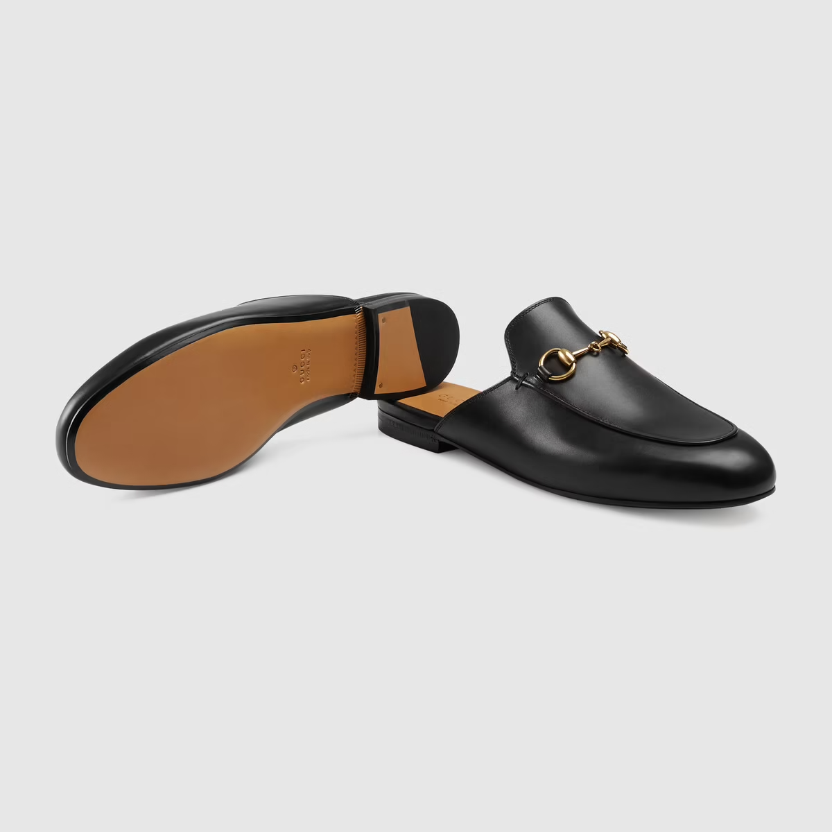  Giày Nữ Gucci Princetown Leather Slipper 'Black' 