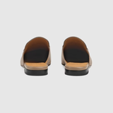  Giày Nữ Gucci Princetown Leather Slipper 'Brown' 
