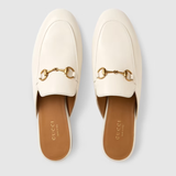  Giày Nữ Gucci Princetown Slipper Leather 'White' 