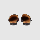  Giày Nữ Gucci Leather Slipper 'Black Leather' 