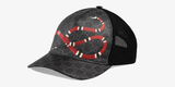  Mũ Nam Gucci Kingsnake GG Supreme 'Black Grey' 