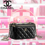  Túi Nữ Chanel Classic Trendy Box On Chain 'Black' 