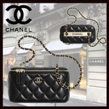  Túi Nữ Chanel Classic Trendy Box On Chain 'Black' 