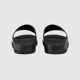  Dép Nam Gucci Web Rubber Slide Sandal 'Black' 