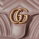  Túi Nữ Gucci Marmont Matelassé Mini Bag 'Dusty Pink' ‎ 