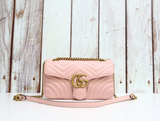  Túi Nữ Gucci GG Marmont Matelasse Shoulder Bag 'Pink' 