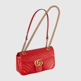  Túi Nữ Gucci Marmont Small Shoulder Bag 'Red' 