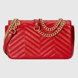  Túi Nữ Gucci Marmont Small Shoulder Bag 'Red' 