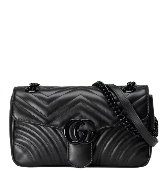  Túi Gucci Nữ Marmont Small Shoulder Bag Black ‎ 