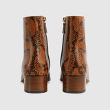  Giày Gucci Boot With Interlocking G Chain 'Brown' 