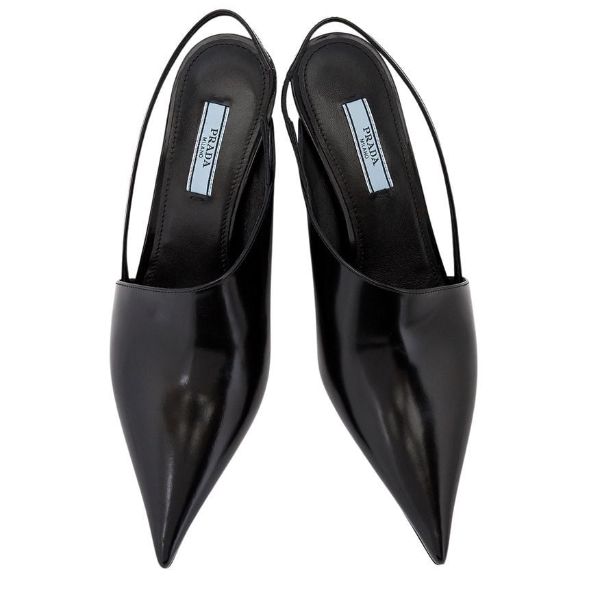  Giày Nữ Prada Logo Brushed 'Black' 