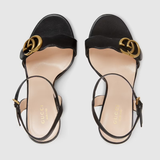  Giày Nữ Gucci Sandal Leather 'Black' 
