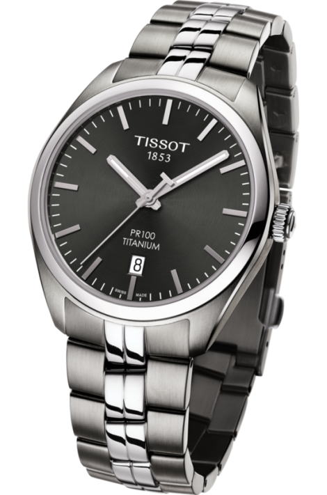  Đồng Hồ Nam Tissot PR 100 Anthracite Dial Two-tone 