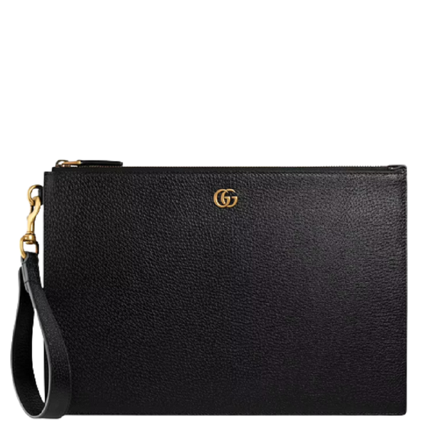  Túi Nam Gucci Marmont Leather Pouch 'Black' 