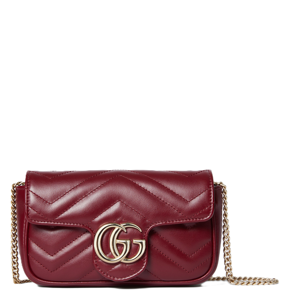  Túi Nữ Gucci Gg Marmont Super Mini Bag 'Red' 