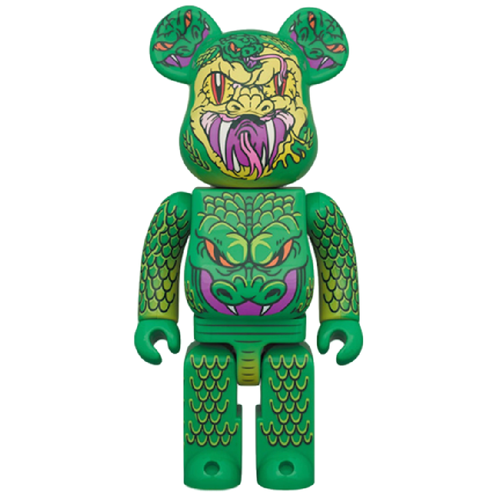  Mô Hình Bearbrick Madballs Snake Bait Mishka 
