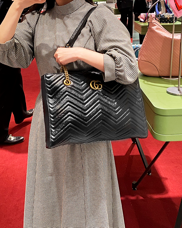 Túi Gucci GG Marmont Quilted Shoulder Bag 'Black' 