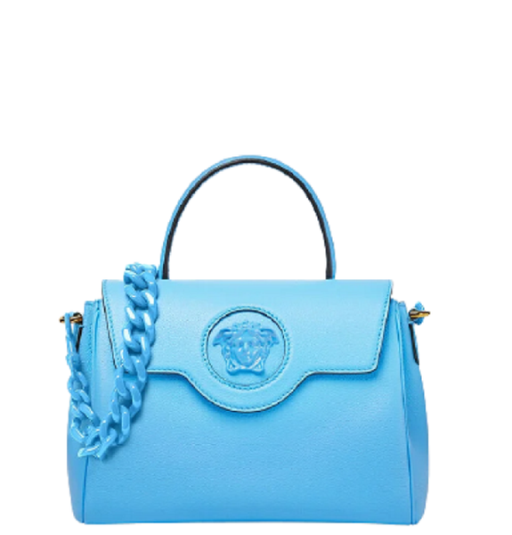  Túi Nữ Versace La Medusa Medium DV 'Blue' 