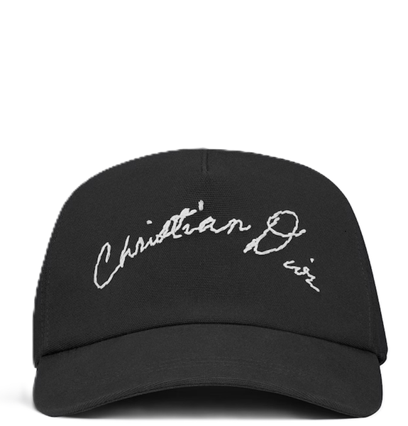  Mũ Nam Christian Dior Handwritten Signature 'Black' 