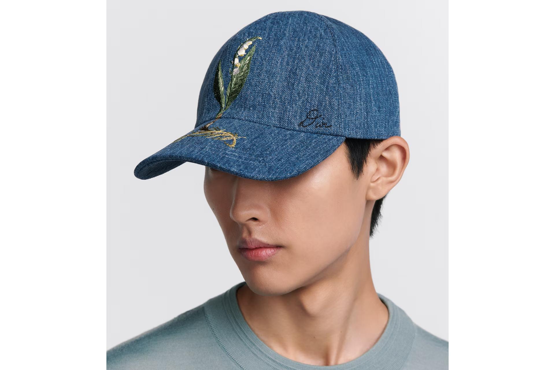  Mũ Nam Christian Dior Lily Of The Valley 'Blue Denim' 
