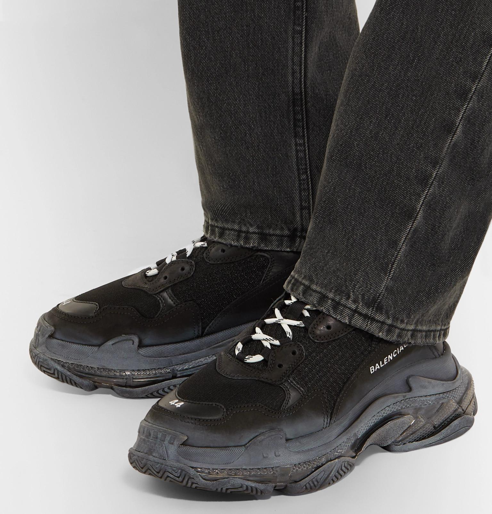  Giày Balenciaga Triple S Sneaker 'Triple Black' 2019 