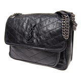  Túi Nữ Saint Laurent Niki Medium Leather 'Black' 