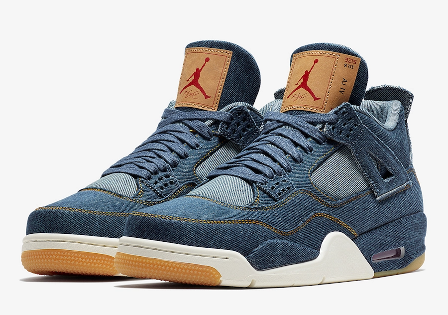 Giày Nike Air Jordan Levi's x Air Jordan 4 Retro 'Denim' AO2571-401 – LUXITY