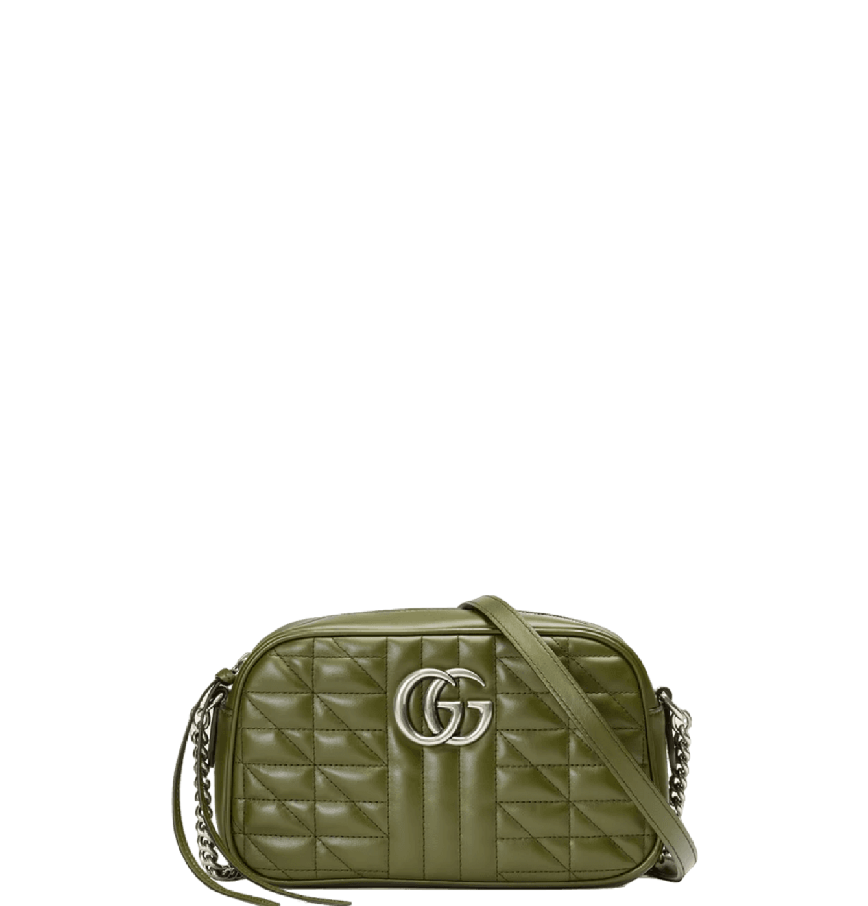  Túi Nữ Gucci GG Marmont Small Shoulder Bag 'Green' 