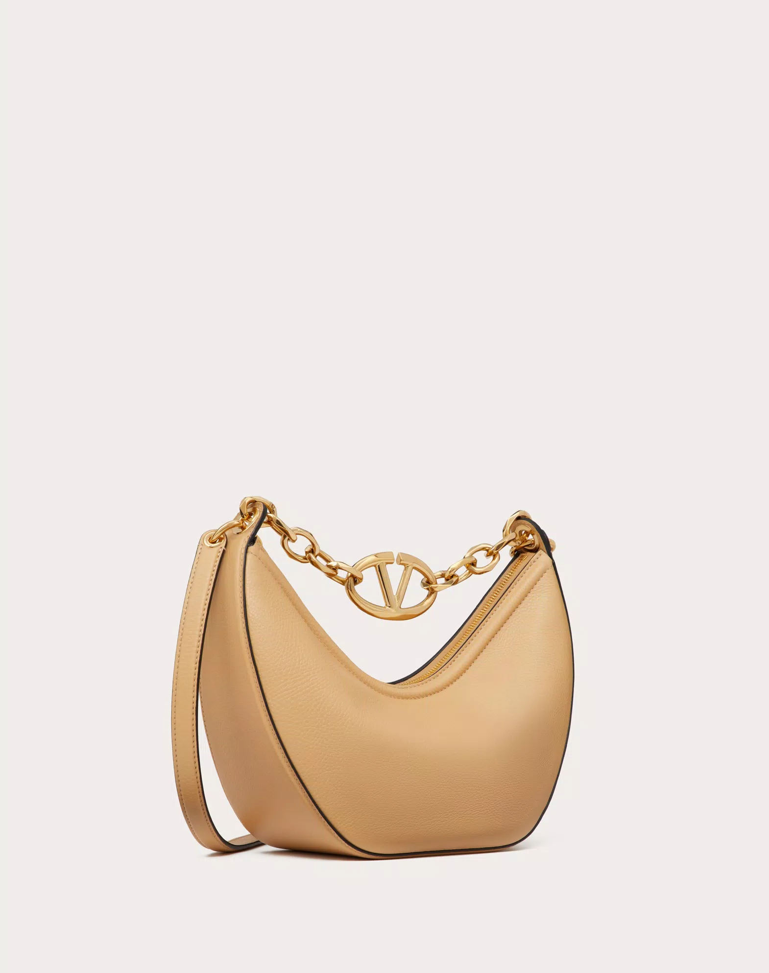 Túi Nữ Valentino Small Vlogo Moon Leather Chain 'Cappuccino' 4W2B0N08J –  LUXITY