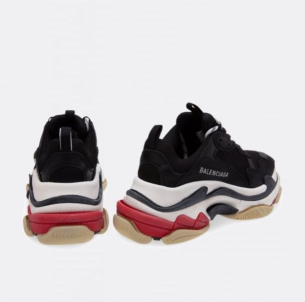  Giày Nữ Balenciaga Triple S Lace Up 'Mutilcolor' 