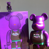  Mô hình Bearbrick Guess Sport Jersey 100% & 400% Purple 