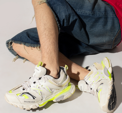  Giày Balenciaga Track 'White Fluo Yellow' 