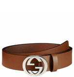  Thắt Lưng Nam Gucci Interlocking G Buckle 'Brown' 