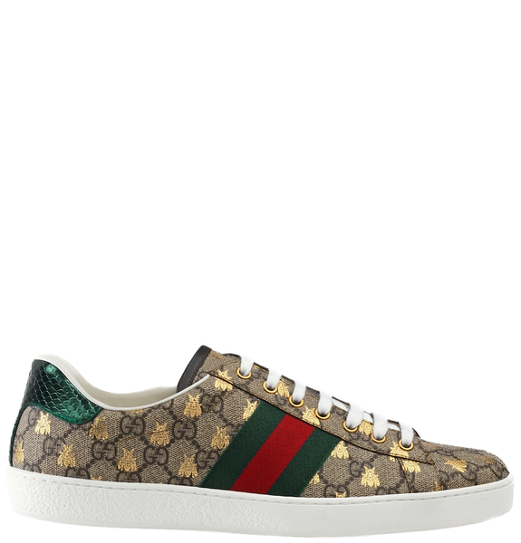  Giày Nam Gucci Ace GG Supreme Bees Sneaker 'Beige' 